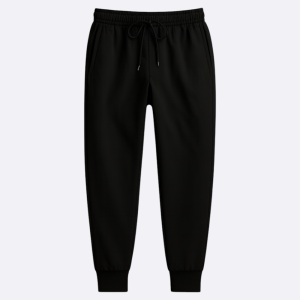 Abitos Plain Black Training Pants – Small to 2XL – Standard Fit Range